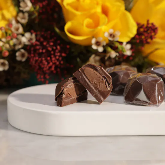 Floward Caramel Chocolates | Cheerful Floral Harmony