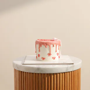 Floward Pink Ribbons Birthday Cake