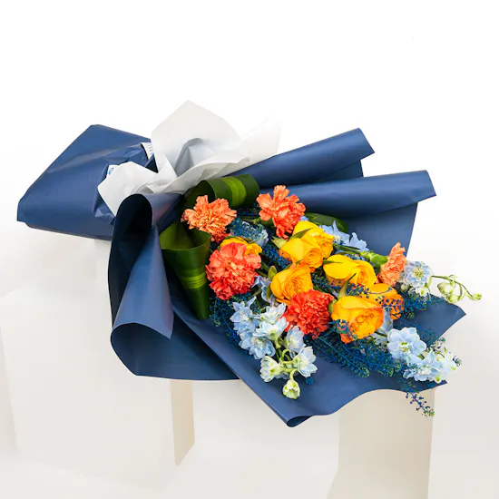 Radiant Success | Blue Wrap