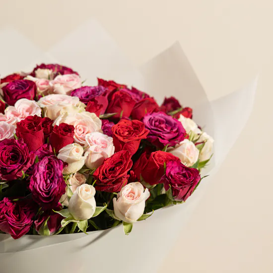 Wild Blush Baby Roses Bouquet
