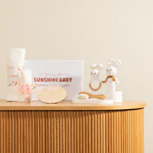 Sunshine Baby Girl Cute White Bunny Set