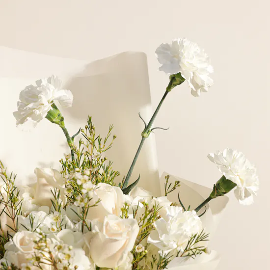 Pure White Flower Bouquet
