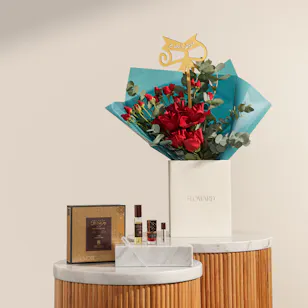 Abdul Samad Al Qurashi Elite Agarwood Oil Collection | Congratulations Flower Bouquet