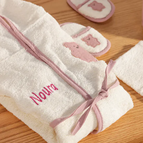 Belovedone Pink Personalized Baby Set