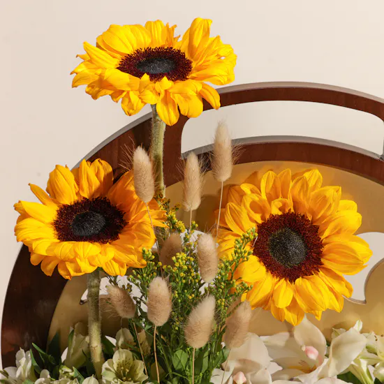 Festive Full Moon Flower Tray