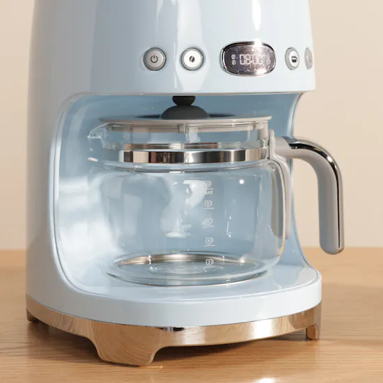 Smeg 50's Style Drip Filter Pastel Blue Coffee Machine | Luxury Flowers Bouquet