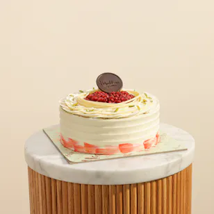 Madeleine Pomegranate Pistachio Cake