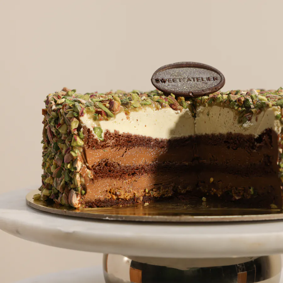 Sweet Atelier Chocolate and Pistachio Cake  5
