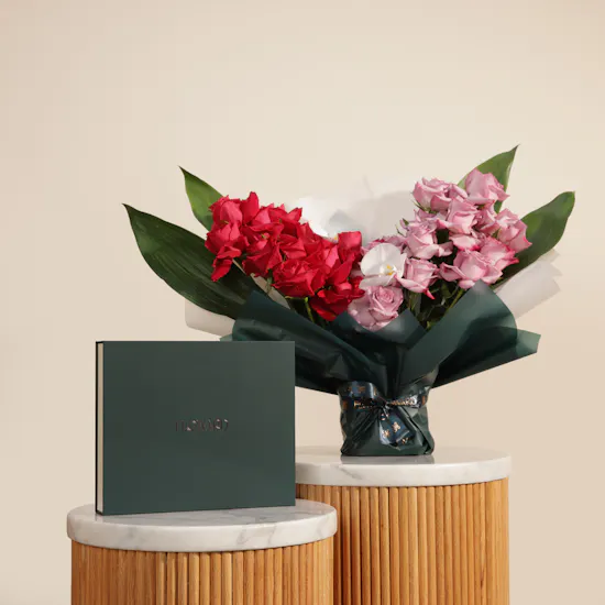 Floward Impressive Chocolate Medium Box | Magical Beauty Flower Bouquet