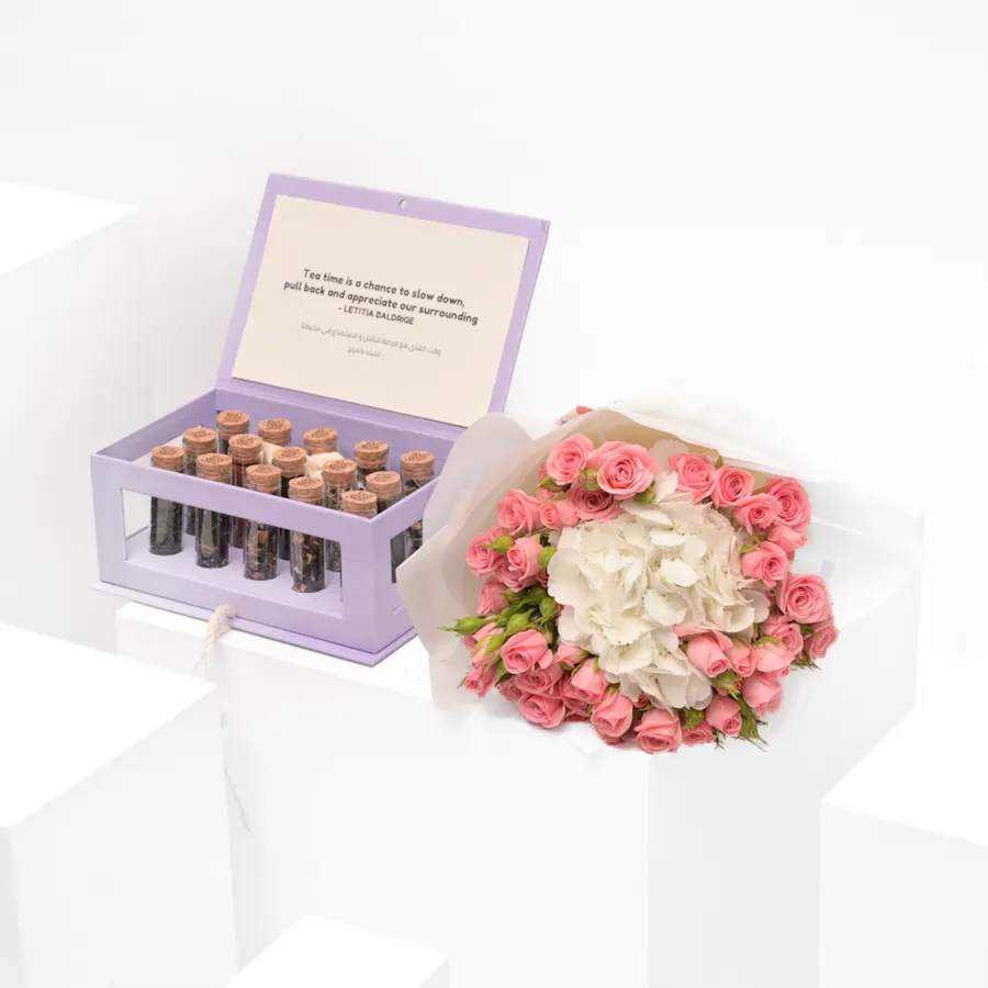 Feelgood Tea Varieties with Bouquet 4