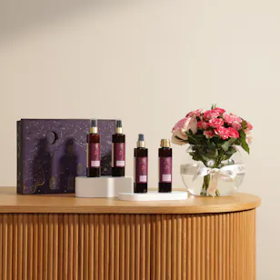 Forest Essentials Lime Saffron and Oudh Collection | Royal Vase 