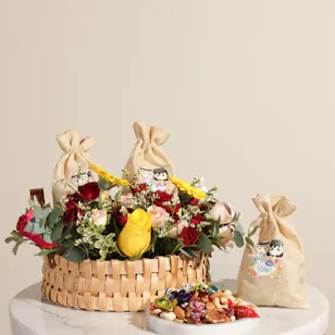 Floward Ramadan Garangao Giveaway Basket | Cheerful Flowers Floward Ramadan Garangao Giveaway Basket | Cheerful Flowers