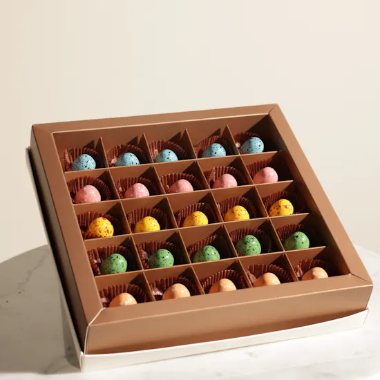 Ghazl Chocolatier Colorful Easter Egg Chocolate Box