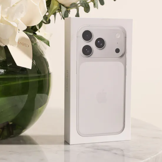 Apple iPhone 17 Pro Silver 256GB | Joyful White Birthday Flower Vase