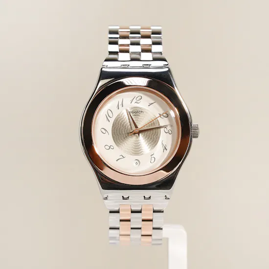 Swatch Ladies Midimix Two Tone Watch