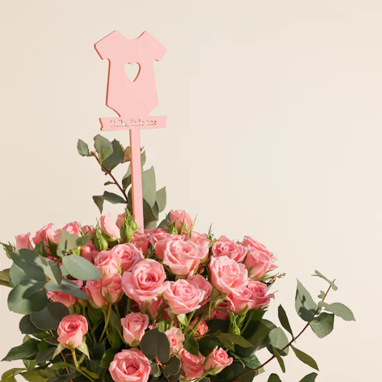 Belovedone Best Memories Baby Set | Welcome Baby Flowers Vase