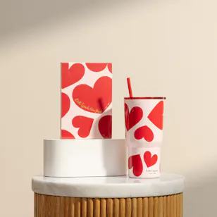 Kate Spade Sweet Hearts Mug and Notebook Set