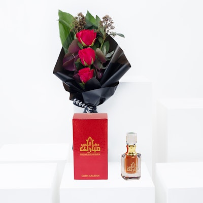 Swiss Arabian Dehn Al Oud Mubarak 6 ml | Red Roses
