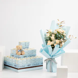 Creolate Chocolates Teddy | Bouquet 
