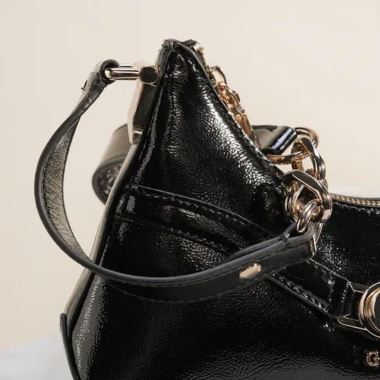 Guess Black Dea Crossbody Top Zip Women’s Bag