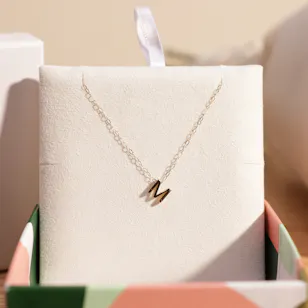Miss L By L'azurde Gold Necklace | Letter M Miss L By L'azurde Gold Necklace | Letter M