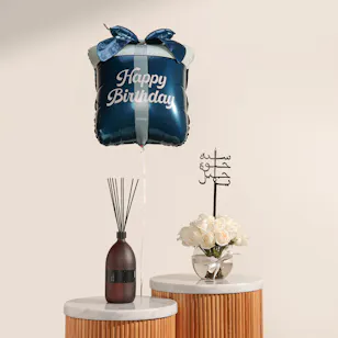 Mubkhar Tuscan Grove Reed Diffuser | Happy Birthday Roses Vase with Birthday Balloon Mubkhar Tuscan Grove Reed Diffuser | Happy Birthday Roses Vase with Birthday Balloon