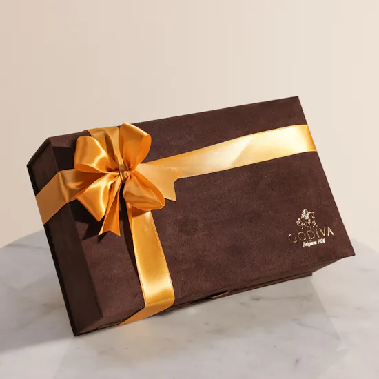 Godiva Luxury Velvet Brown Small Chocolates Box