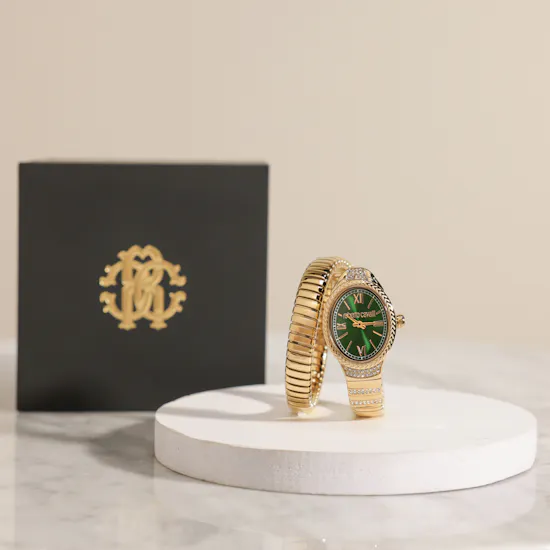 Roberto Cavalli Nirvana Green Dial Women's Watch