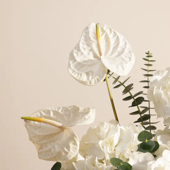 White Joy Flower Vase