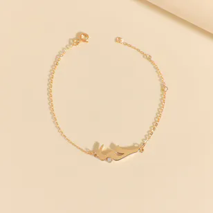 Midad Love Gold with Diamond Bracelet