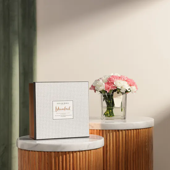 Atelier Rebul Istanbul Body Care Set | Delicate Flowers Vase