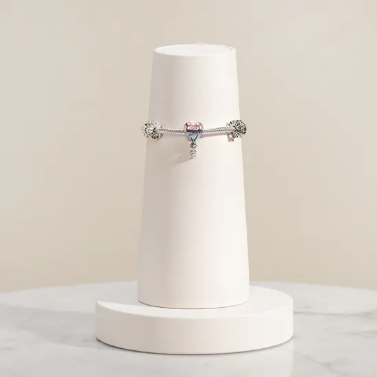 Pandora Snake Chain Birthday Heart Bracelet