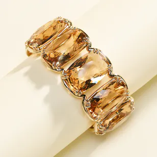 Swarovski Harmonia Gold Tone Cuff Women's Bangle