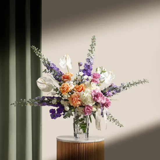 Rogaska Astounding Flowers Superior Vase