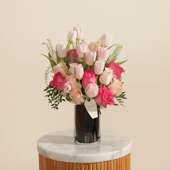 Golden Wishes Flowers Vase