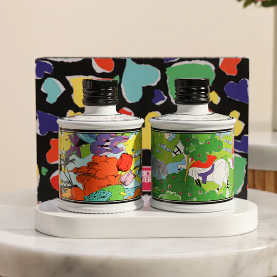 Rocca Bianka Olive Oil and Vinegar Gift Box | Vibrant Elegance Flowers Box