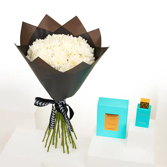Swiss Arabian Shaghaf Oud Tonka EDP | White Chrysanthemum