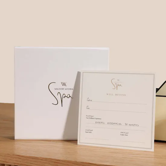 Waldorf Astoria Spa Experience HydraFacial Gift Voucher | Jo Malone Candle and Flower Vase