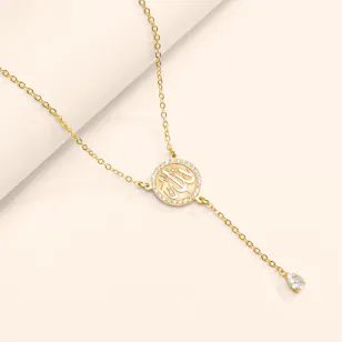 HRH Allah Gold Plated Necklace