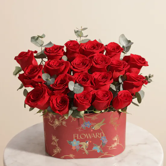 Joyous Hands Spa 500 SAR Gift Voucher | Whispers of Love Red Roses Box