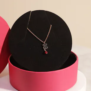 Tous Rose Vermeil Silver Motif Necklace