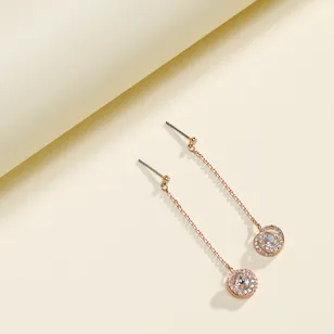 Swarovski Generation Rose Gold Tone Women's Earrings