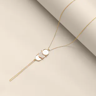 Velvet Desert Sabika Tri-Coin Hand Gold Plated Chain Velvet Desert Sabika Tri-Coin Hand Gold Plated Chain