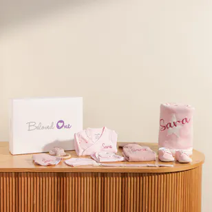 BelovedOne Personalized Baby Girl Gift Set 