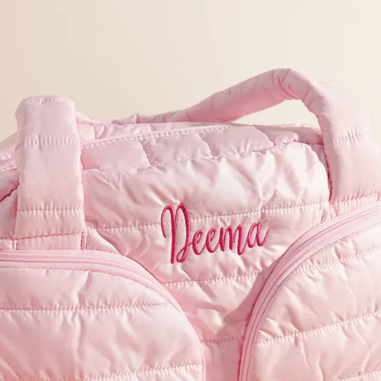 Belovedone Personalize Bag and Blanket Gift Set | Pink