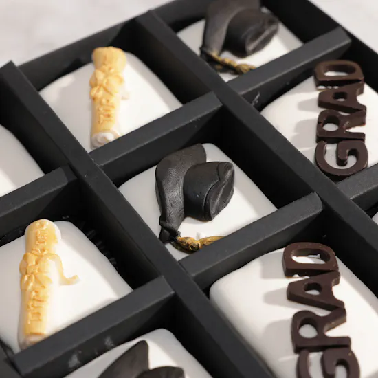 NJD Graduation Cake Bites Box