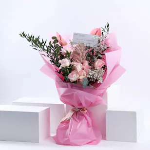 Sparadise Hot Stone Massage Voucher | Pinkish Bouquet Sparadise Hot Stone Massage Voucher | Pinkish Bouquet