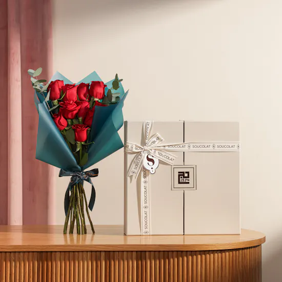 Soucolat Hajj Mabrur Large Chocolate Box | Gentle Flowers