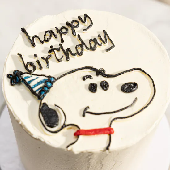 Nino's Bakery Happy Birthday Snoopy Bento Cake