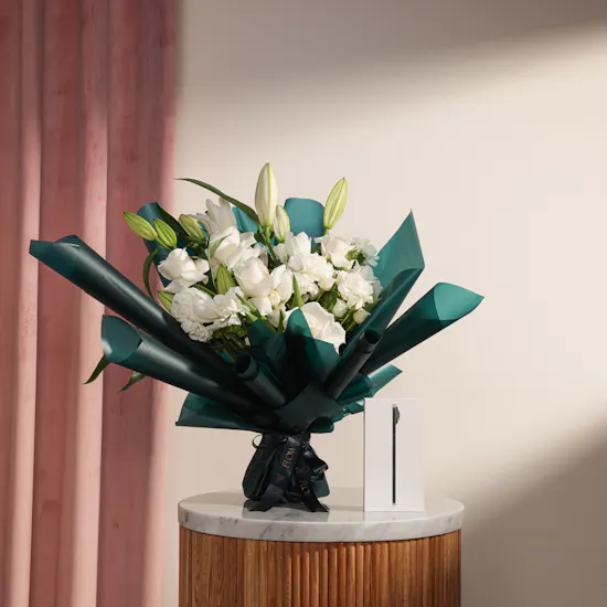 Apple iPhone 17 Air Black 256 GB | Glow Flowers Bouquet
